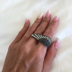 Angel Wing Cocktail Ring